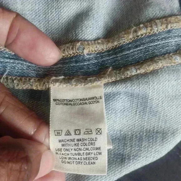 Free People Modern Femme Gray Stone Washed Stretch Denim Mini Skirt Size 10 - Picture 5 of 7